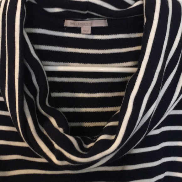 3 for $25 Cowl neck striped sweater - Picture 2 of 5